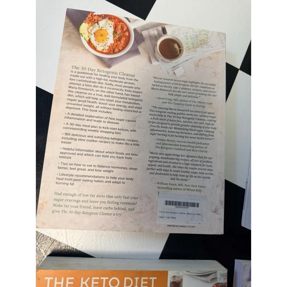 Lot Of 6 Keto Diet Cookbooks Health Recipes Weight Loss Dieting Pictures Dessert